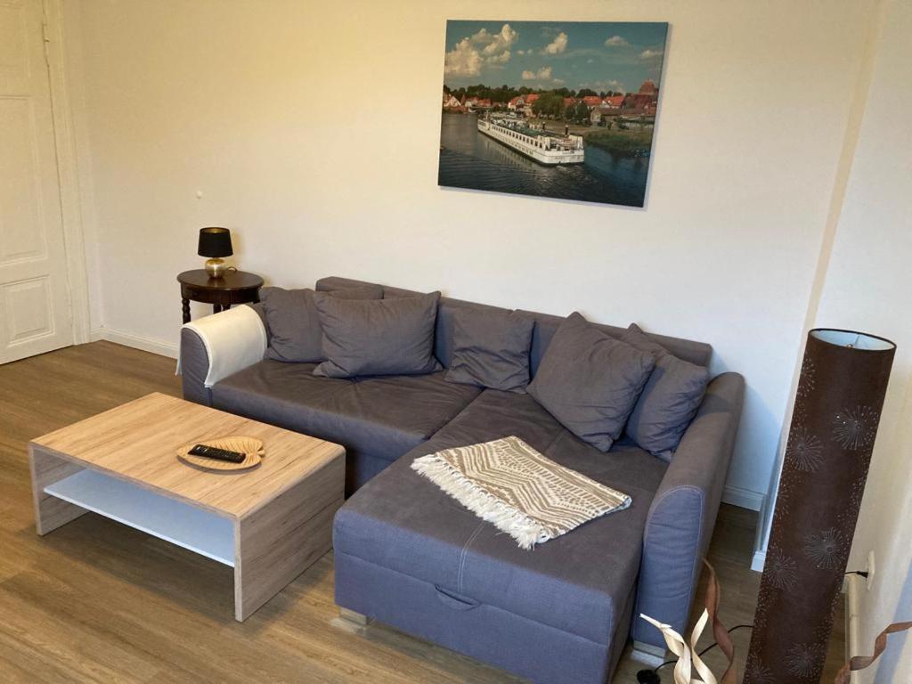 Das Bilderbuchcafe - Ferien - Apartment No 3 - Markt 7 ฮาเวลแบร์ก ภายนอก รูปภาพ