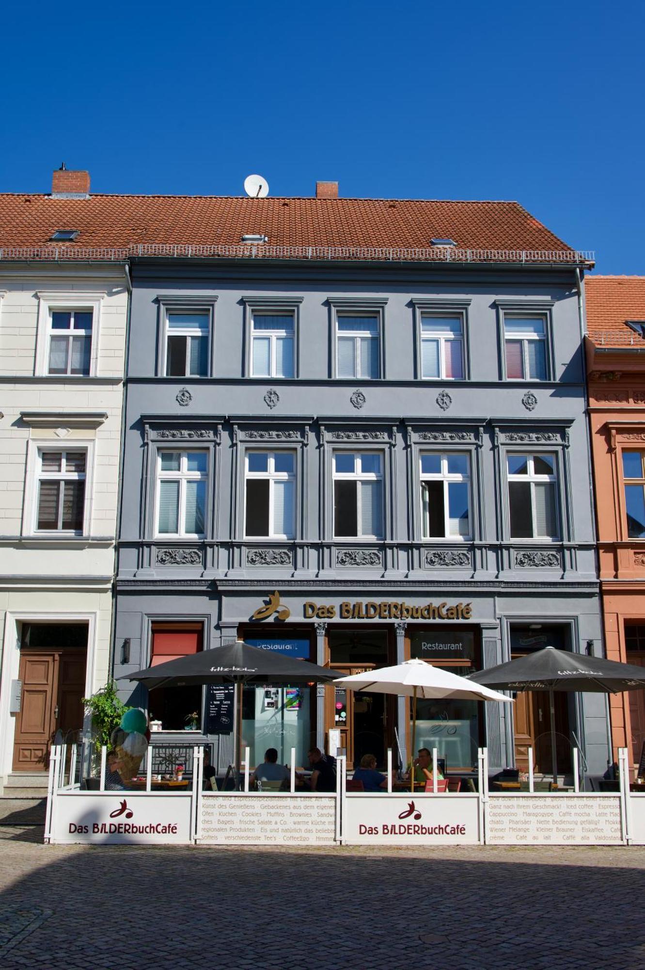 Das Bilderbuchcafe - Ferien - Apartment No 3 - Markt 7 ฮาเวลแบร์ก ภายนอก รูปภาพ